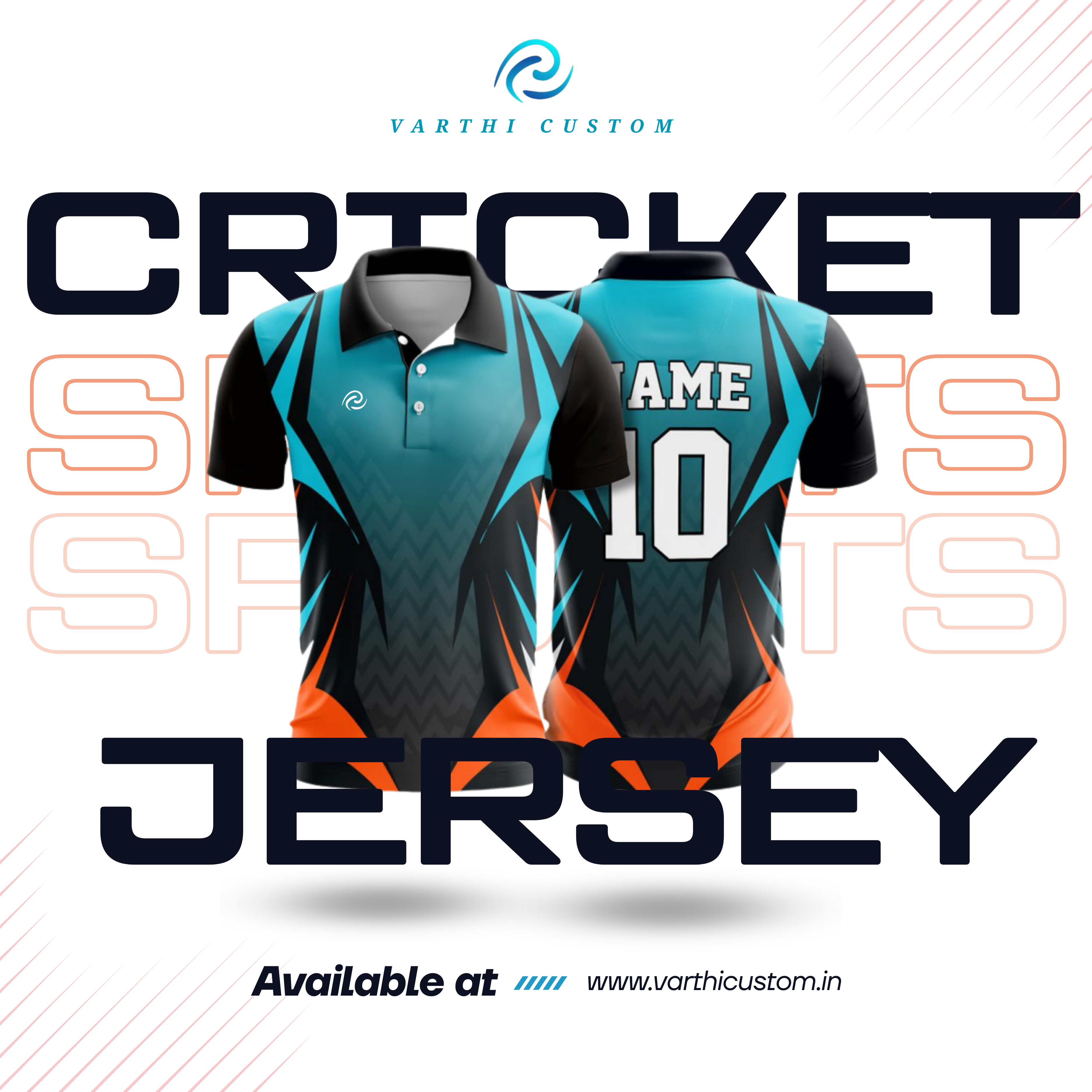 Cricket jersey Custom Teamwear for Clubs, Creators &amp; Corporates