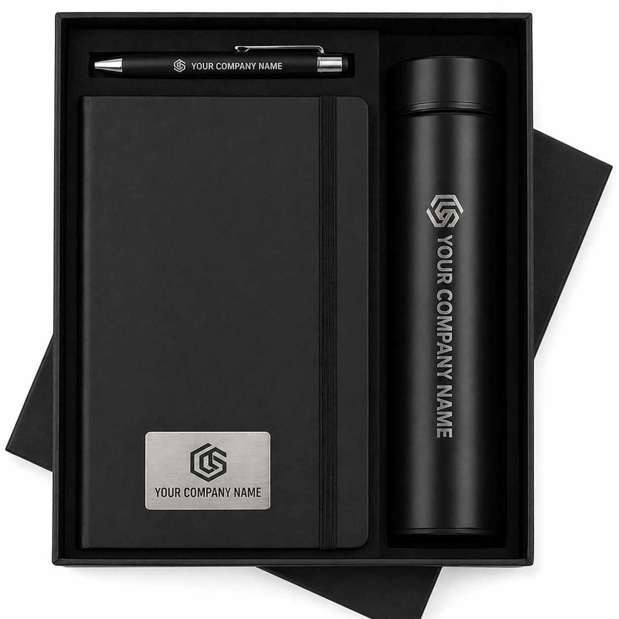 3 in 1 Diary Pen & Bottle Set - VARTHI CUSTOM