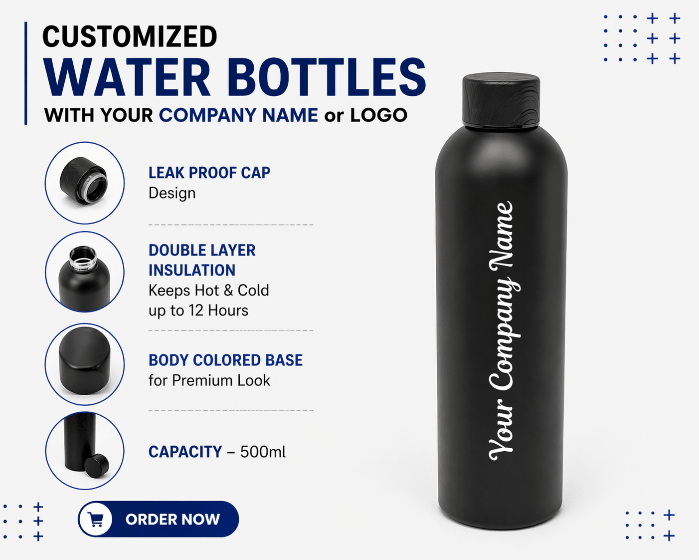 Premium Customized Bottle - VARTHI CUSTOM