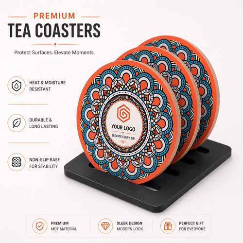 Tea Coaster Customized With Your logo