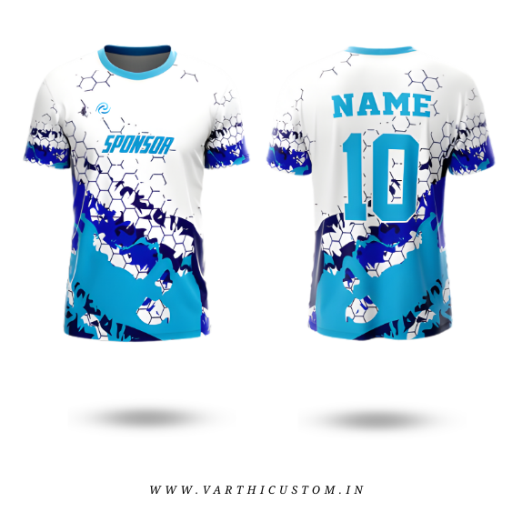 Diagonal Pulse Football Jersey – Custom Name & Number | Vibrant Motion Kit