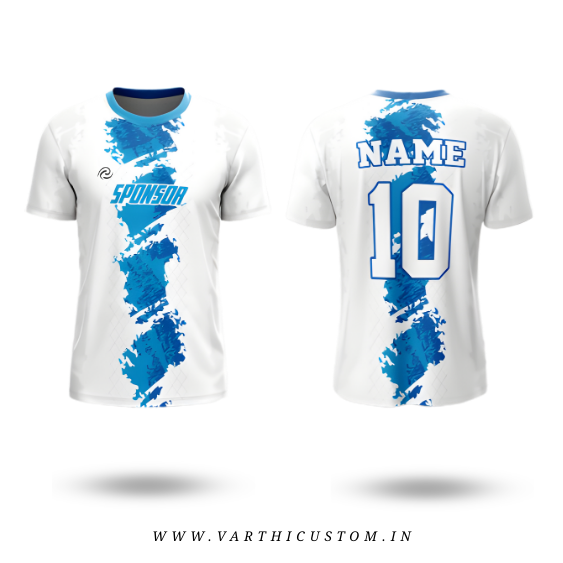 Centerline Crest Football Jersey – Custom Name & Number | Symmetrical Matchday Kit