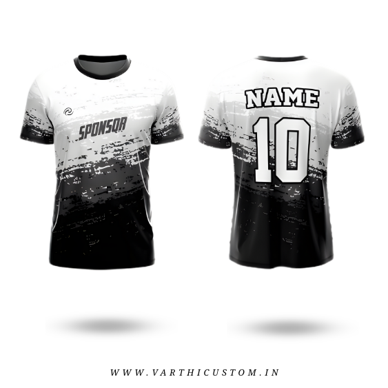 Brushstorm Kabaddi Jersey – Custom Name & Number | Distressed Gradient Team Kit