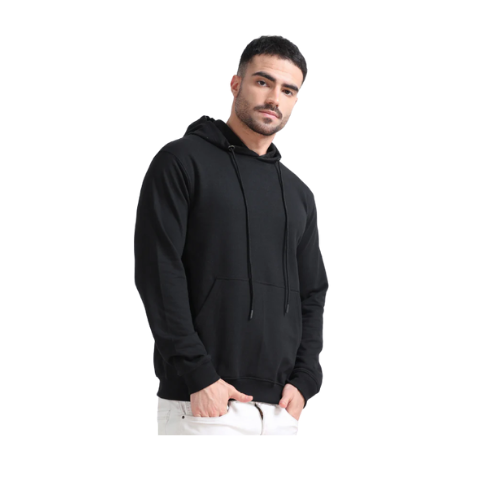 Custom Black Hoodie – Premium Cotton Blend with Personalized Fit for Teams & Individuals