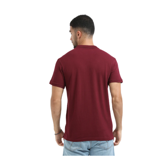 Plain Maroon Polo T-Shirt – Soft Cotton Blend with Classic Collar for Everyday & Bulk Wear