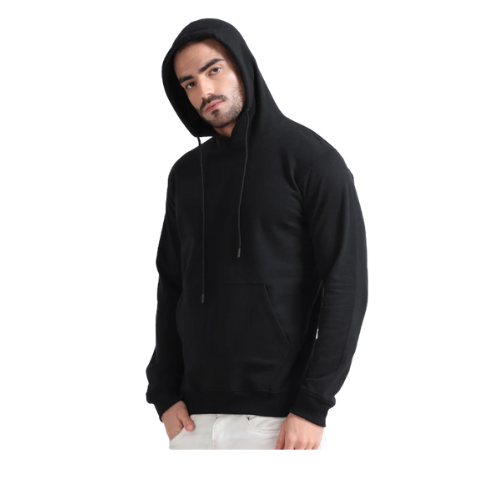 Custom Black Hoodie – Premium Cotton Blend with Personalized Fit for Teams & Individuals