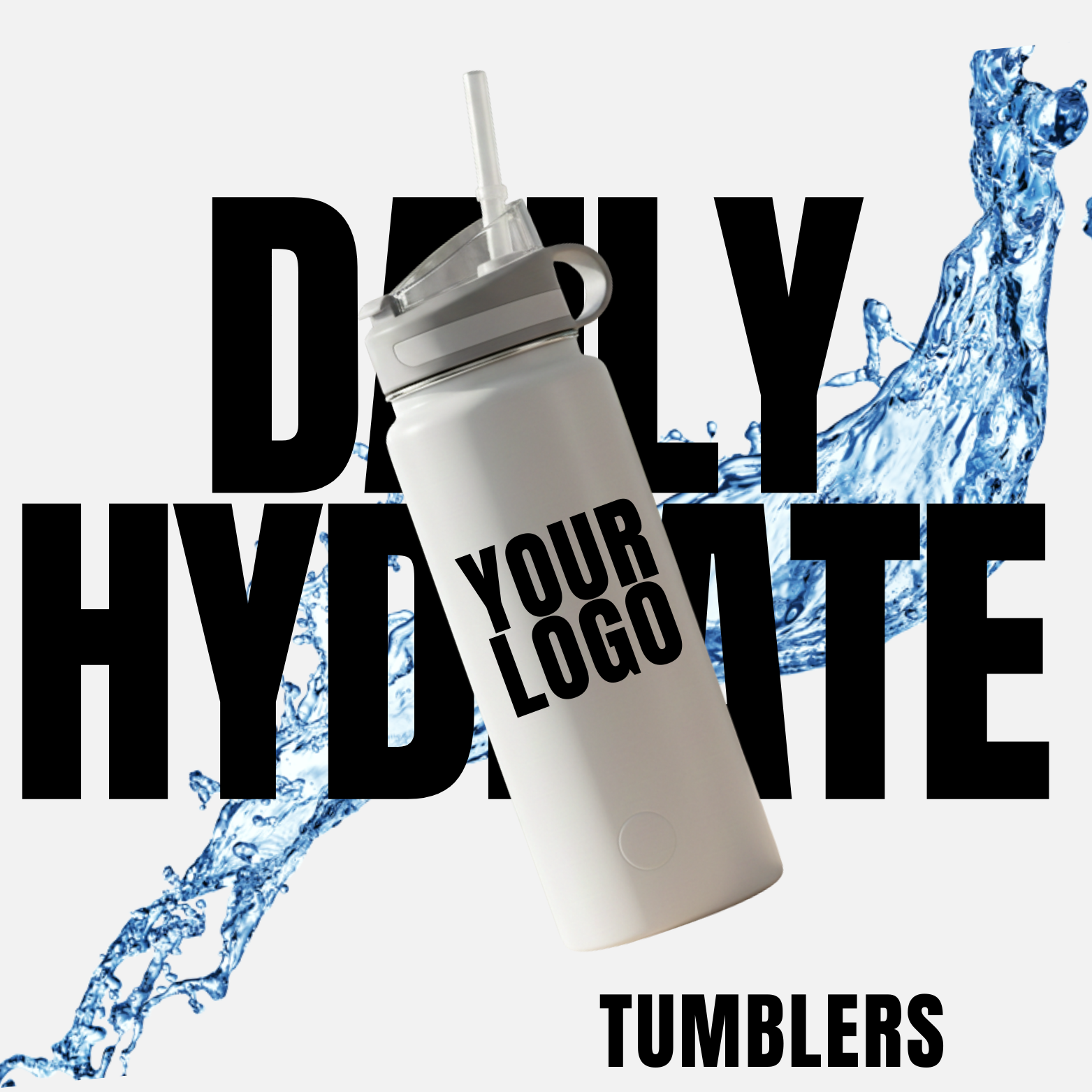 Custom Tumbler Bottle – Personalized Logo | Daily Hydration with Style