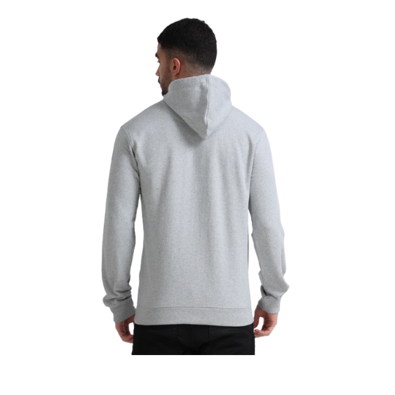 Plain Light Gray Hoodie – Soft Cotton Blend with Kangaroo Pocket & Drawstring Hood for Everyday & Bulk Wear