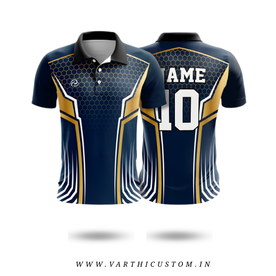 Honeycomb Cricket Jersey – Custom Name & Number | Elite Teamwear