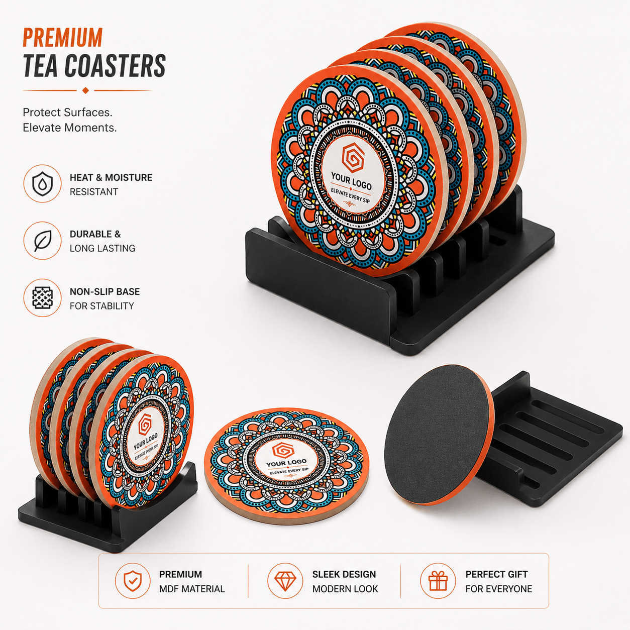 Personalized Tea Coasters – Small Product, Big Impression - VARTHI CUSTOM