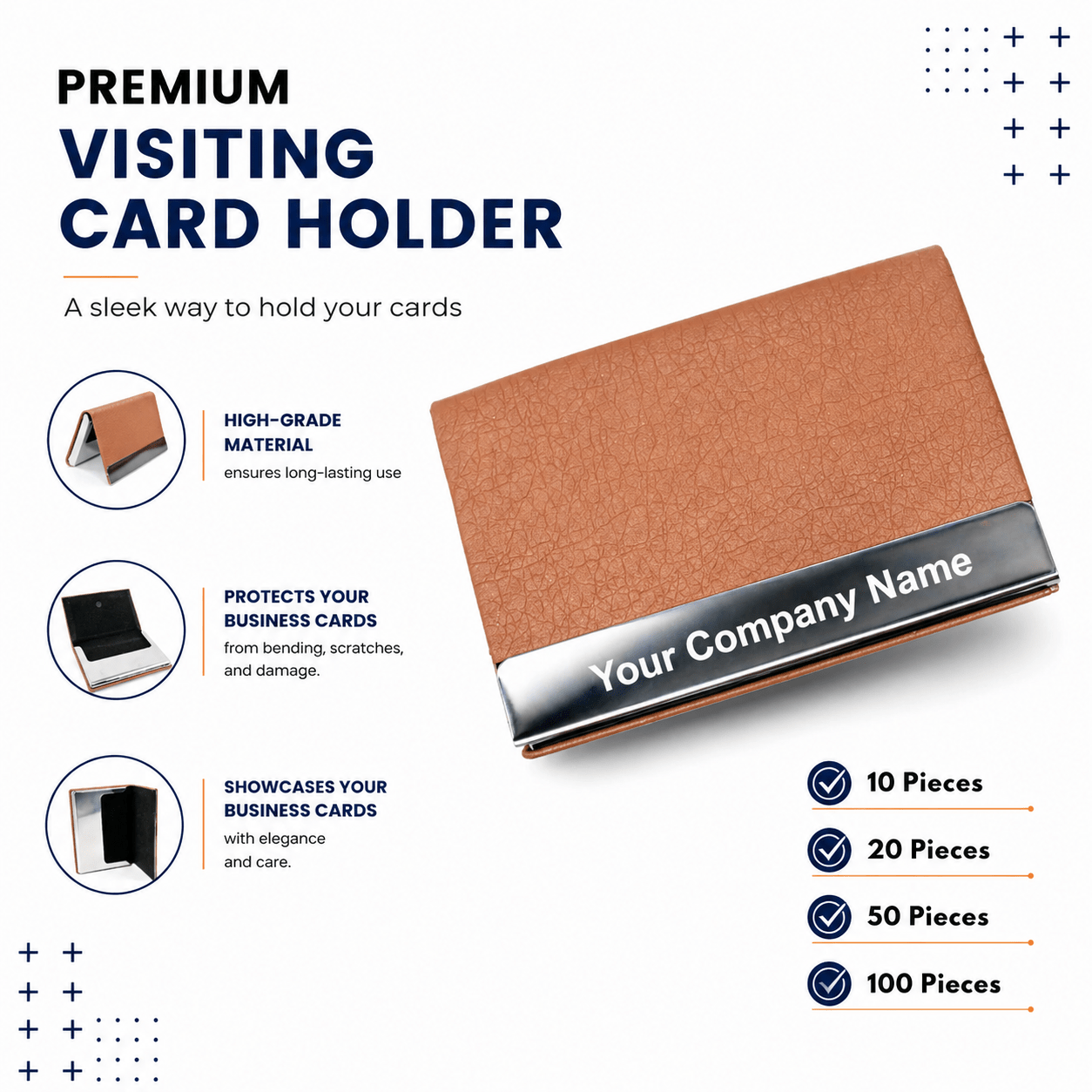 Premium Visiting Card Holder l Customized l Varthicustom.in - VARTHI CUSTOM