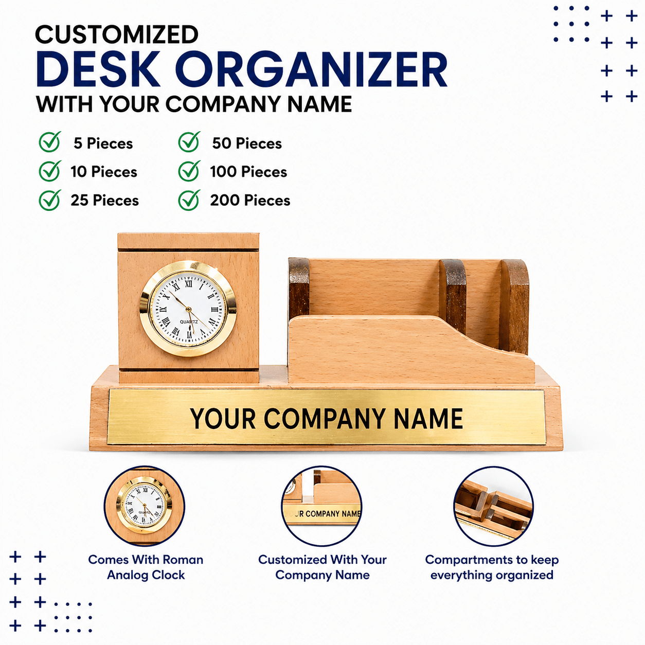 Desk Organiser l Tabel pen Holder l Customized l Varthicustom.in - VARTHI CUSTOM
