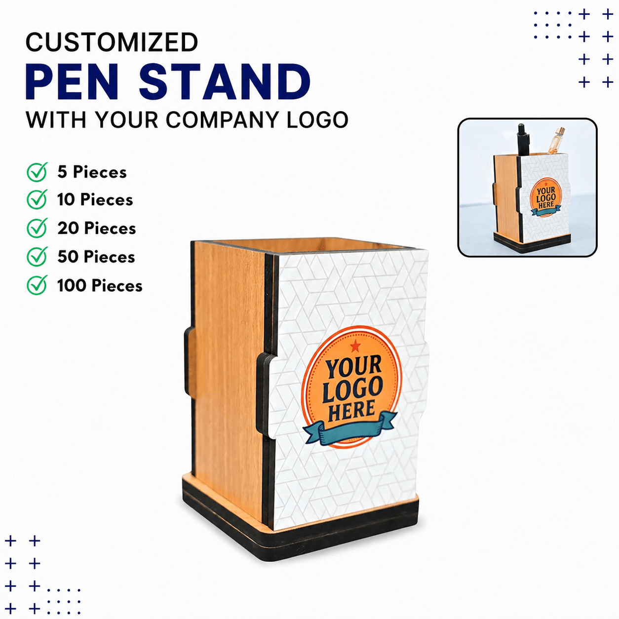 Pen Stand | Best for Corporate Gifting | Varthicustom.in - VARTHI CUSTOM