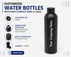 Premium Water Bottle | Best for Corporate Gifting | Varthicustom.in - VARTHI CUSTOM