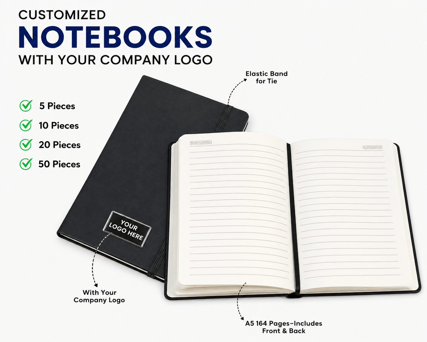 2 in 1 Diary Pen Set | Corporate Gift | Varthicustom.in - VARTHI CUSTOM