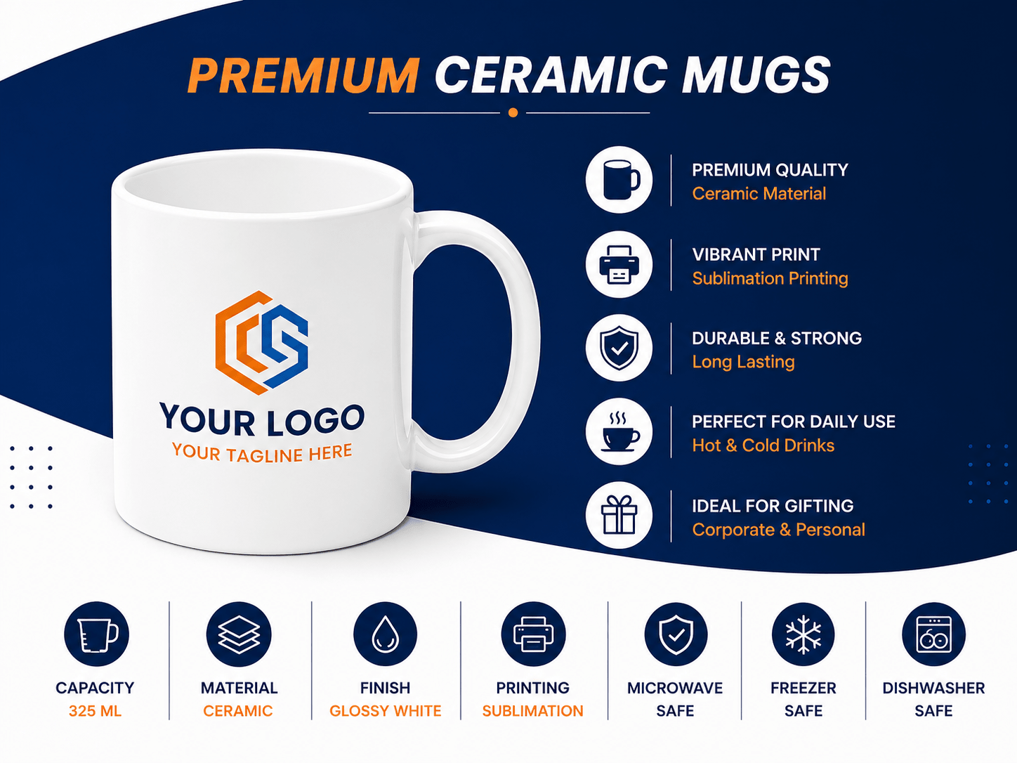 Custom Printed Mugs – Daily Use, Daily Branding - VARTHI CUSTOM