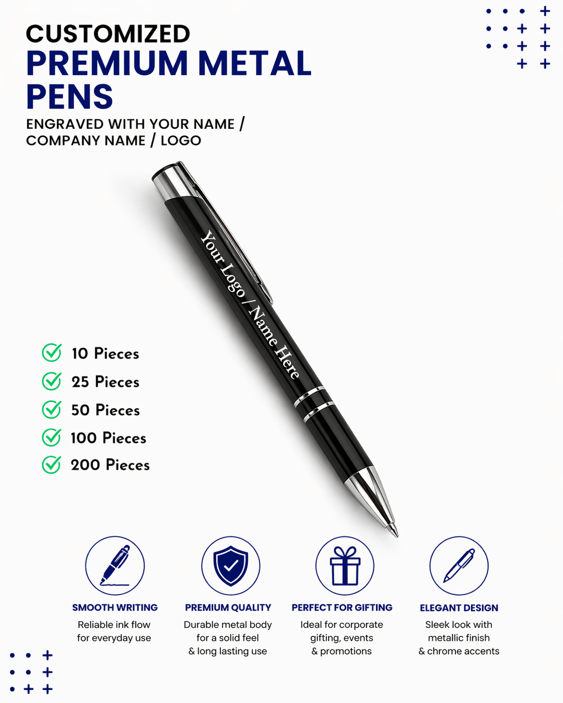 Custom Logo Pens – Smart Branding That Travels - VARTHI CUSTOM